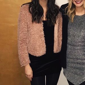 Mauve Teddy Jacket